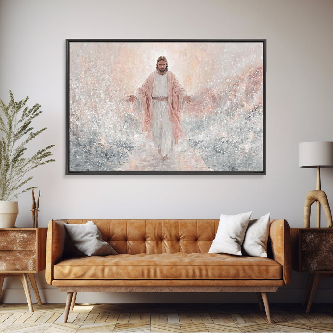 Path Of Glory – Framed Canvas Print – Christian Art Canvas – Jesus Painting – Christian Wall Art – Christian Christmas Art – Christian Gift