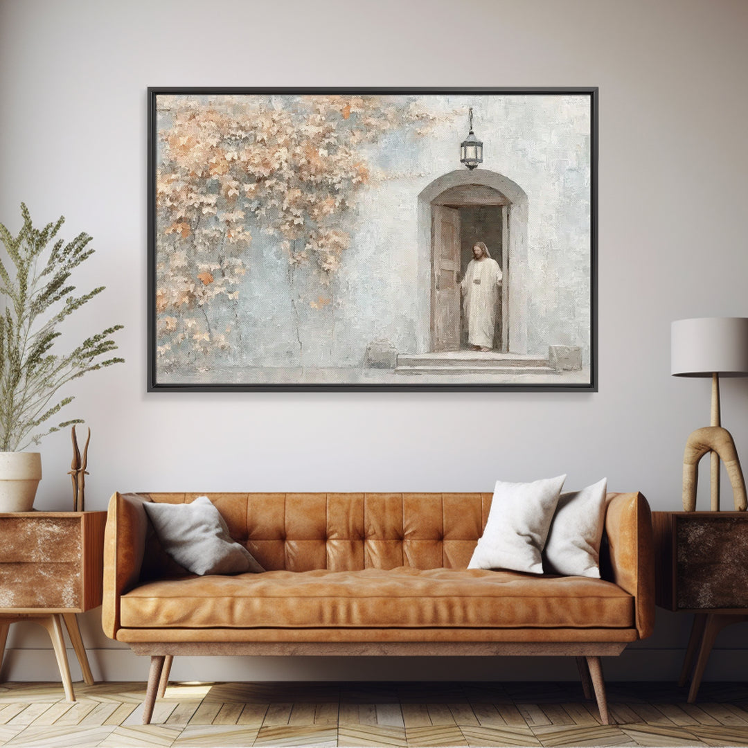 Dawn Of Hope - Framed Canvas Print - Christian Art Canvas - Christian Wall Art - Jesus Painting - Vintage Christian Art
