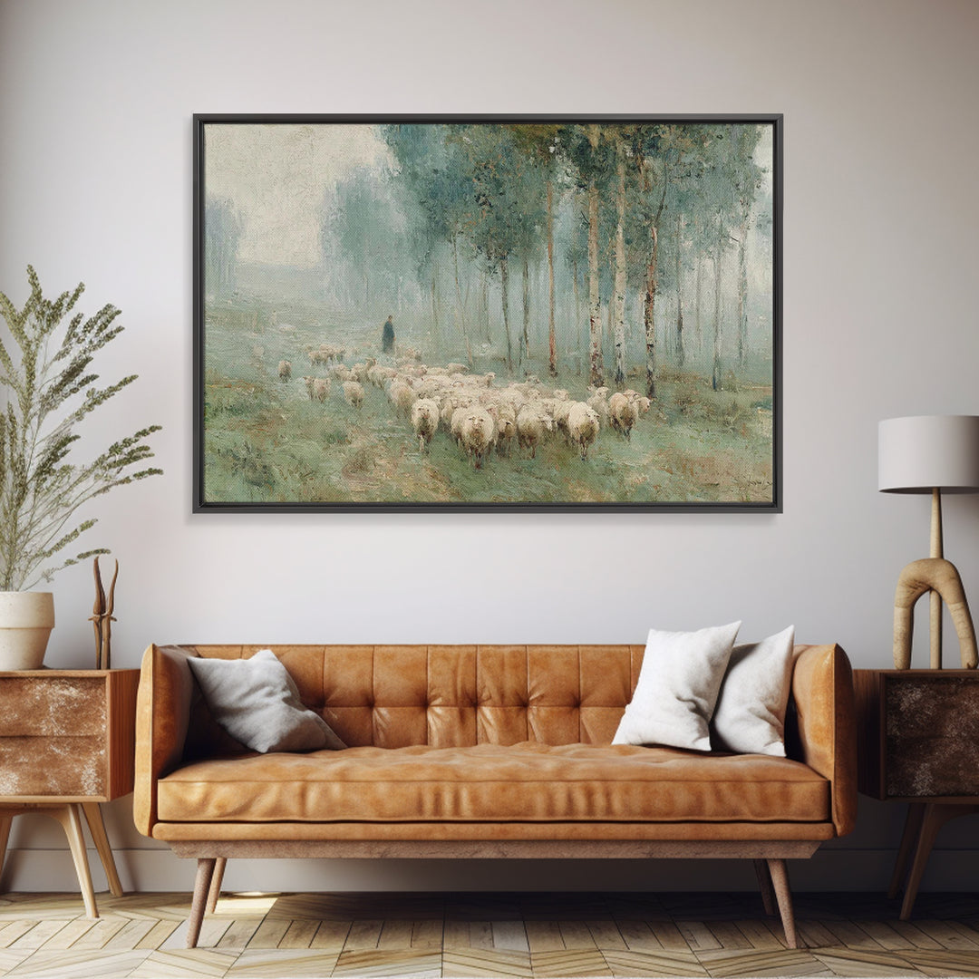 Forest Calling – Framed Canvas Print – Christian Wall Art – Christian Art Canvas – Christian Painting – Unique Christian Art