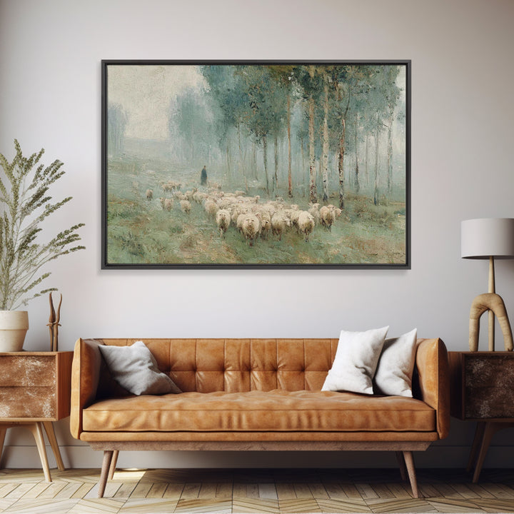 Forest Calling – Framed Canvas Print – Christian Wall Art – Christian Art Canvas – Christian Painting – Unique Christian Art