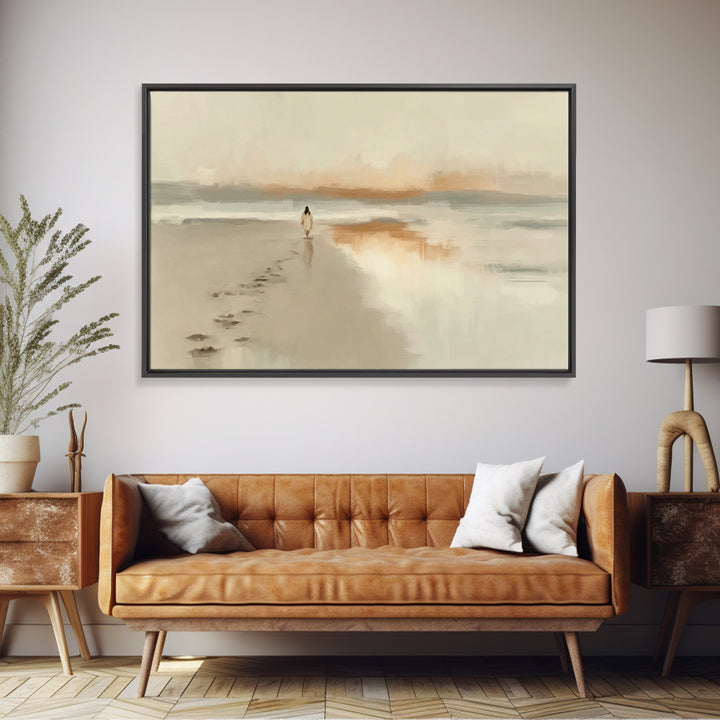 Horizon Of Hope, Framed Canvas Print, Christian Art Print, Jesus Painting Canvas, Christian Wall Art, Minimalist Christian Art, Christian D