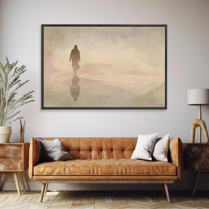 Path Of Mercy – Framed Canvas Print – Christian Wall Art – Jesus Painting – Christian Art Canvas – Moody Christian Art – Christian Decor Fo