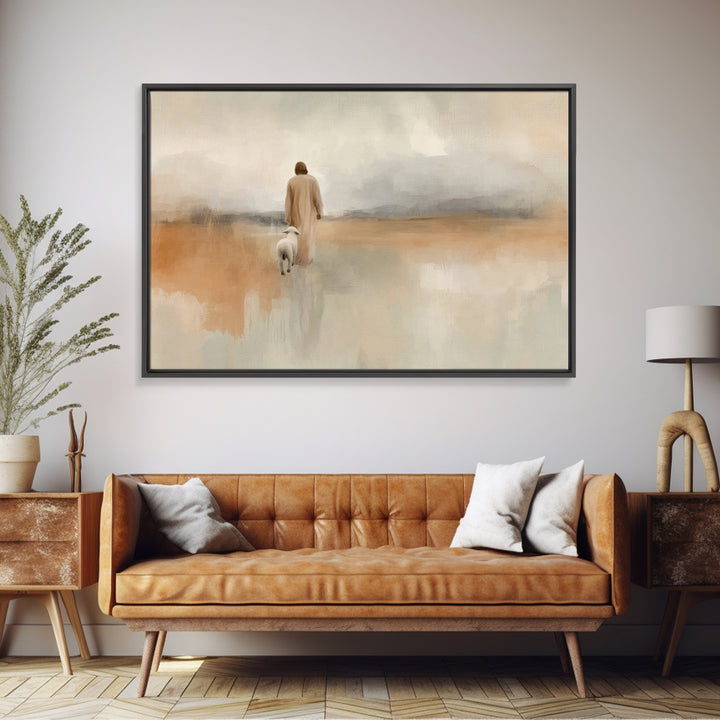 Cloudborne Mercy, Framed Canvas Print, Christian Art Canvas, Jesus Painting Canvas, Large Christian Painting, Christian Wall Art, Christian