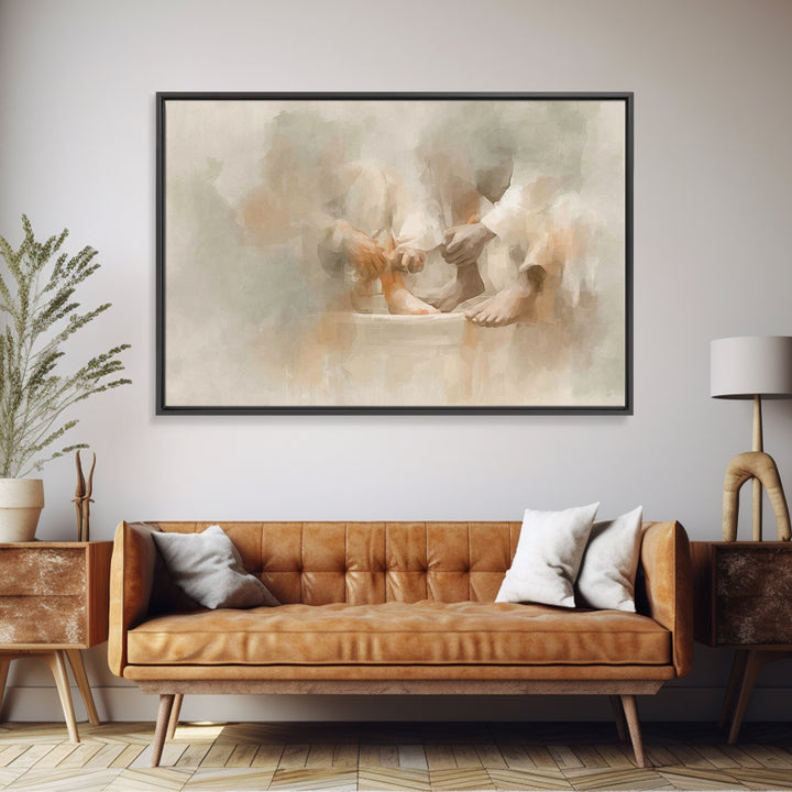 Servant’s Offering | Framed Canvas Print | Christian Wall Art | Christian Painting | Subtle Christian Paintings | Christian Art Work | Chri