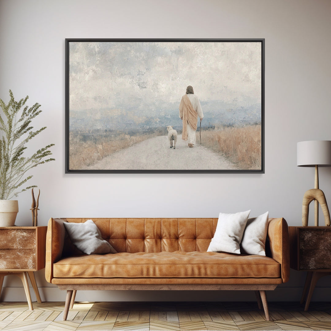 Morning Of Mercy – Framed Canvas Print – Christian Christmas Art – Christian Wall Art – Christian Art Canvas – Jesus Painting – Christian D