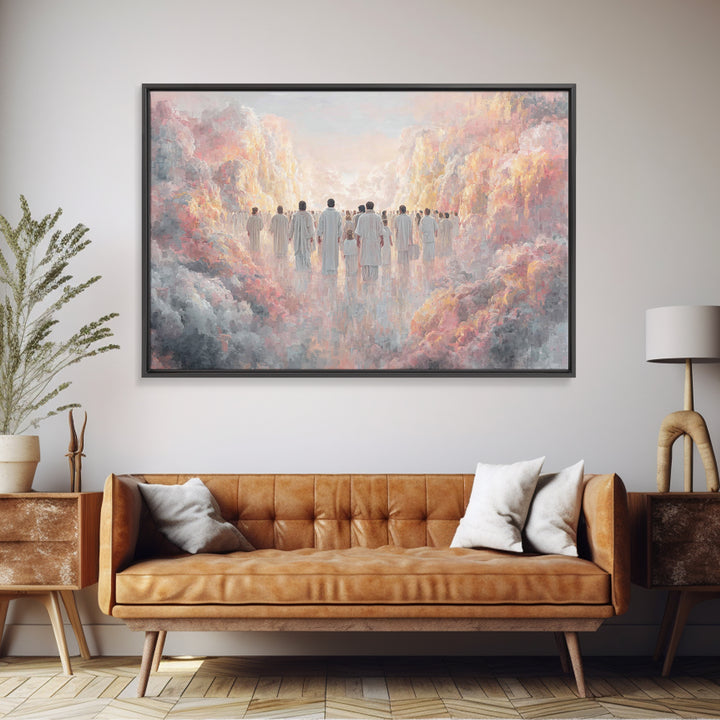 Path Of Glory | Framed Canvas Print | Christian Art Canvas | Christian Wall Art | Christian Christmas Art | Jesus Art Print | Christian Gif