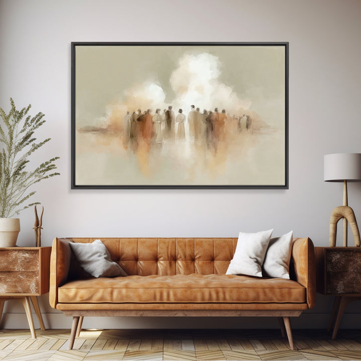 Cloud Gathering – Framed Canvas Print – Christian Art Canvas – Christian Paintings – Christian Wall Art – Subtle Christian Art – Christian