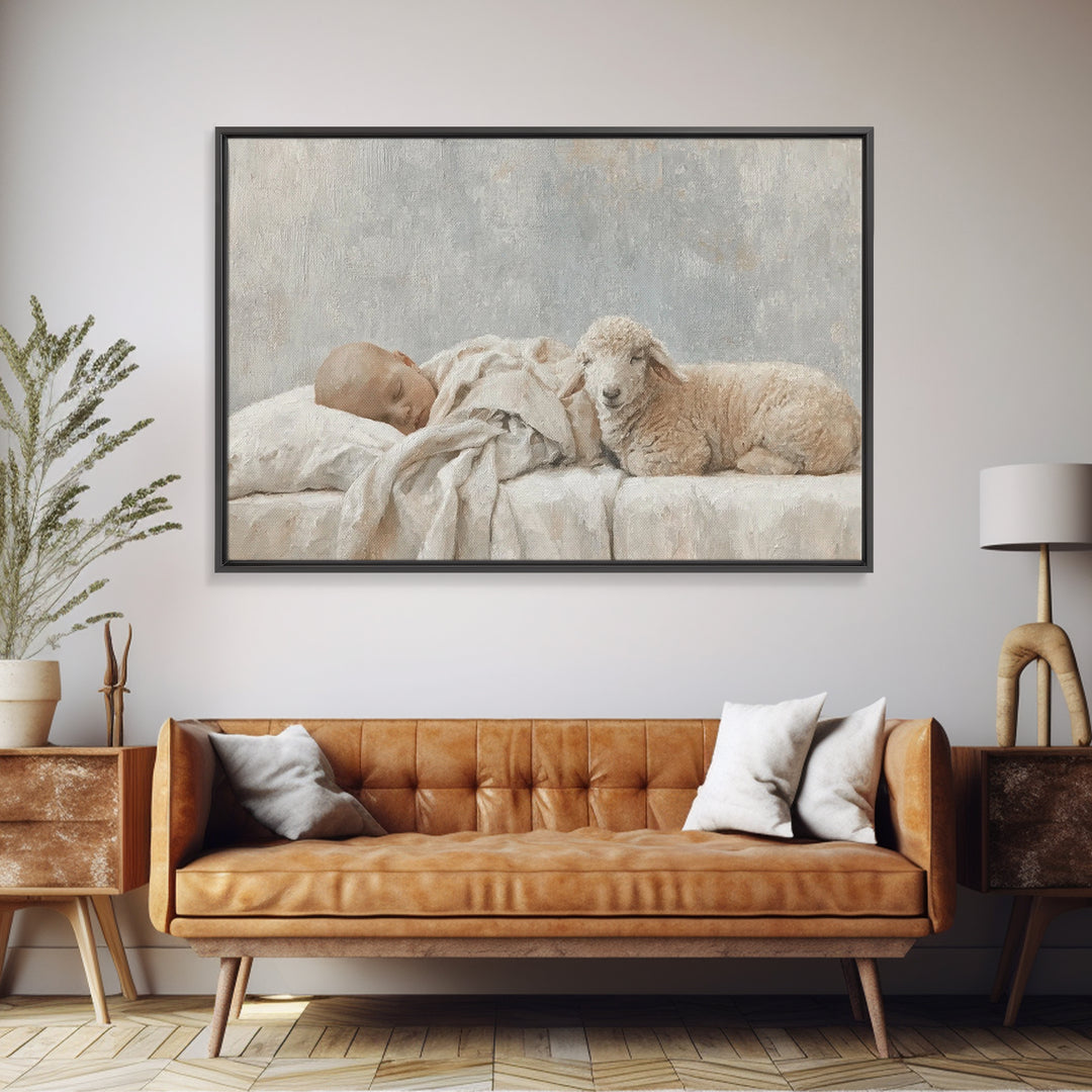 Softest Mercy – Framed Canvas Print – Christian Wall Art – Subtle Christian Art – Christian Art Canvas – Christian Art Print – Christian Ch