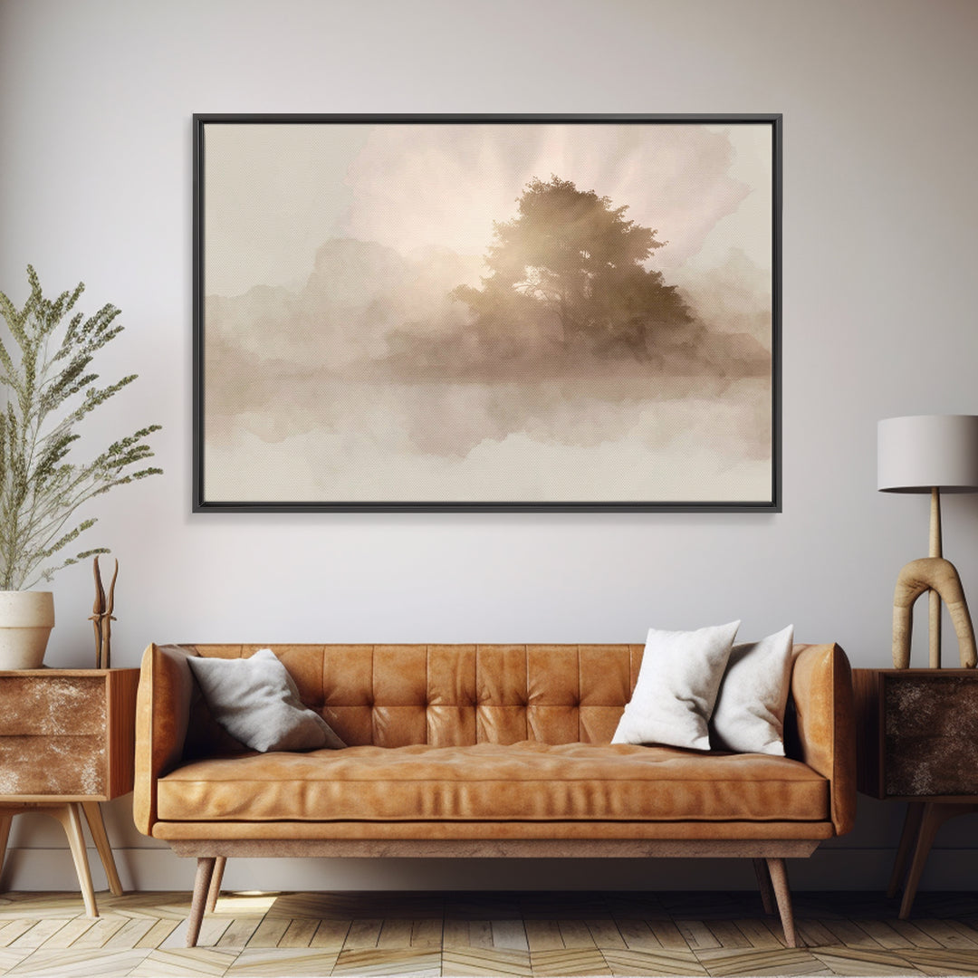 Radiant Morning Sky | Framed Canvas Print | Christian Art Canvas | Modern Christian Art | Christian Wall Art | Subtle Christian Art | Chris