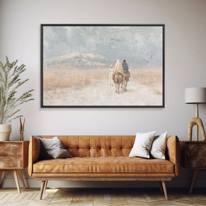 Hope In The Valley – Framed Canvas Print – Christian Art Canvas – Christian Wall Art – Subtle Christian Art – Christian Decorations