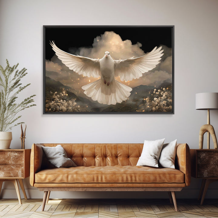 Light Of Hope – Framed Canvas Print – Christian Art – Christian Wall Art – Christian Art Canvas – Christmas Art Prints – Christian Christma