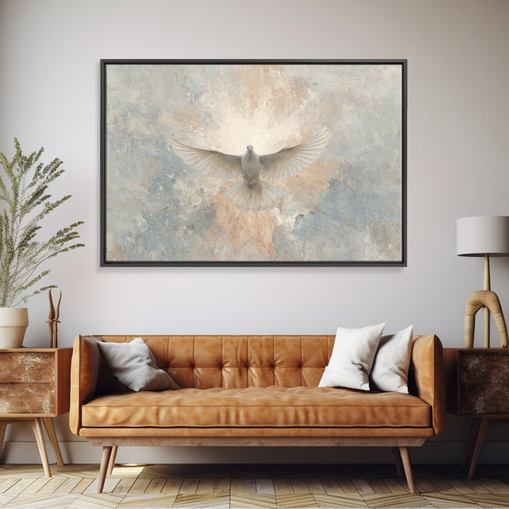 Heavenly Promise | Framed Canvas Print | Christian Art Canvas | Christian Wall Art | Christian Painting | Christmas Art | Christian Gift