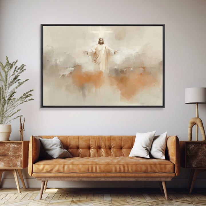 Light Of Mercy, Framed Canvas Print, Christian Wall Art, Christian Art Canvas, Jesus Painting, Christian Christmas Art, Christian Gift