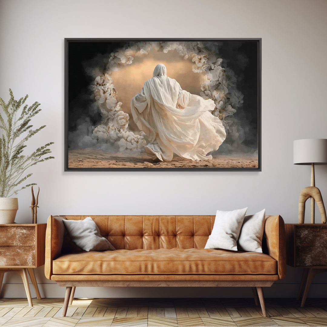 Eternal Path – Framed Canvas Print – Christian Art Canvas – Christian Wall Art – Jesus Painting – Christmas Art – Christian Decorations