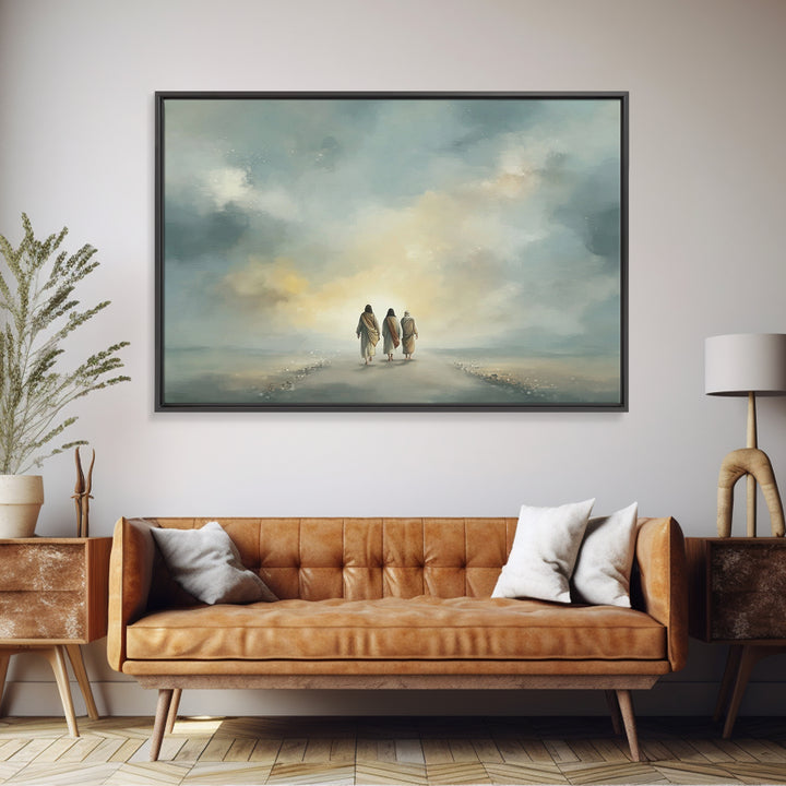Heavenly Journey – Framed Canvas Print – Christian Wall Art – Christian Art Canvas – Jesus Painting – Christian Christmas Art – Christian D