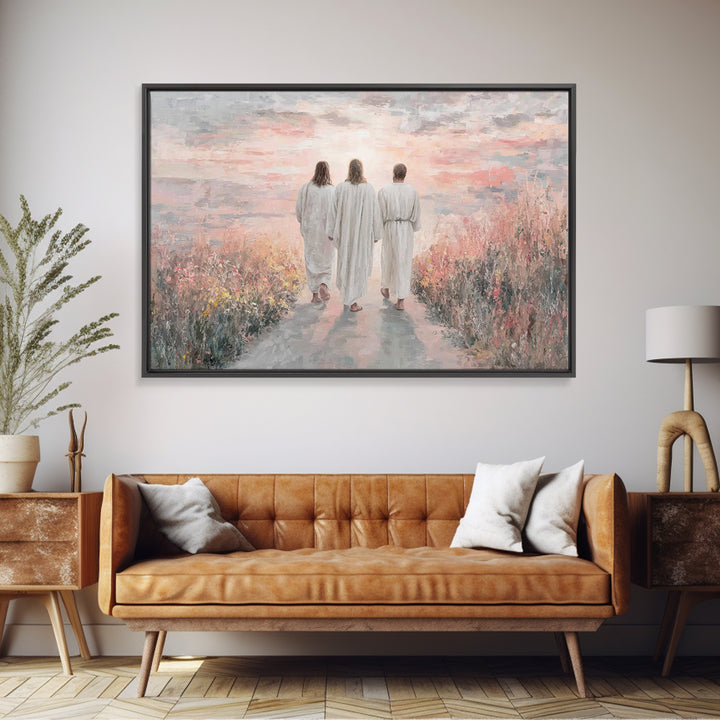 Radiant Dawn Light, Framed Canvas Print, Christian Art Canvas, Christian Wall Art, Jesus Paintings, Large Christian Painting, Christian Chr