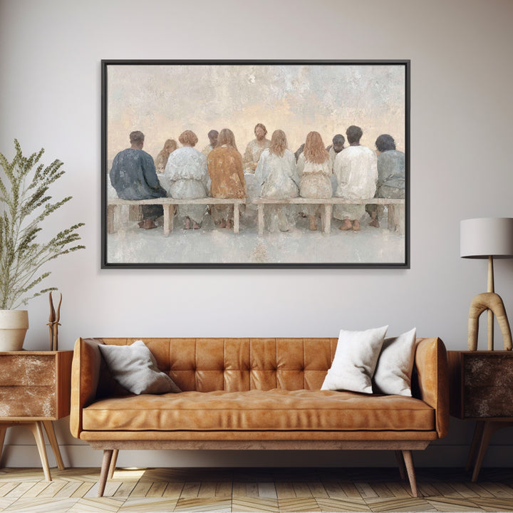 Communion Of Hope | Framed Canvas Print | Christian Art | Christian Wall Art | Christian Art Canvas | Subtle Christian Art | Christian Gift