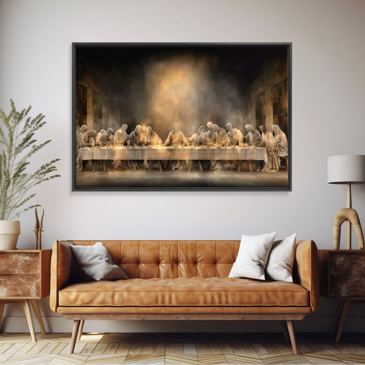 Fields Of Salvation – Framed Canvas Print – Christian Wall Art – Christian Art Canvas – Jesus Painting – Christian Christmas Art – Christ A