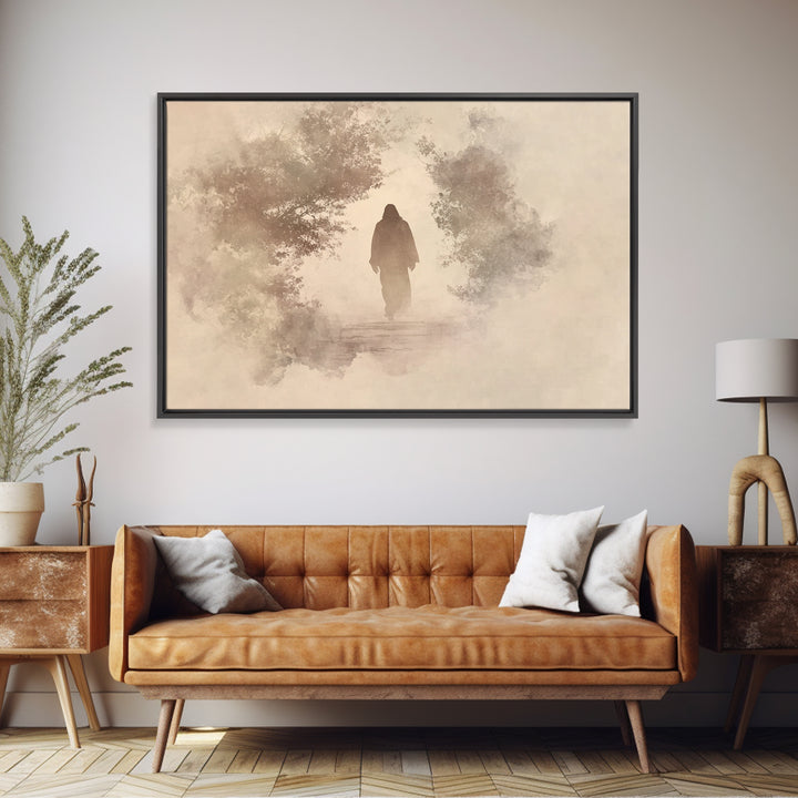 Heavenly Last Supper | Framed Canvas Print | Christian Art Canvas | Christian Wall Art | Large Jesus Painting | Christmas Art | Christian G