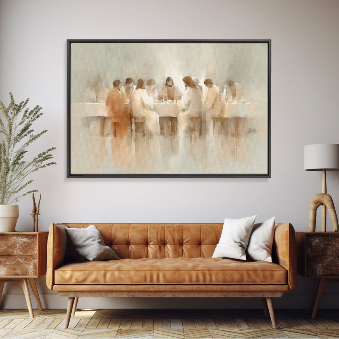 Meadow Of Faith – Framed Canvas Print – Christian Wall Art – Christian Art Canvas – Subtle Christian Art – Christian Decoration – Christian