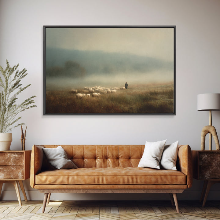 Radiant Journey Path – Framed Canvas Print – Christian Art – Jesus Painting – Christian Art Canvas – Christian Wall Art – Christian Gift