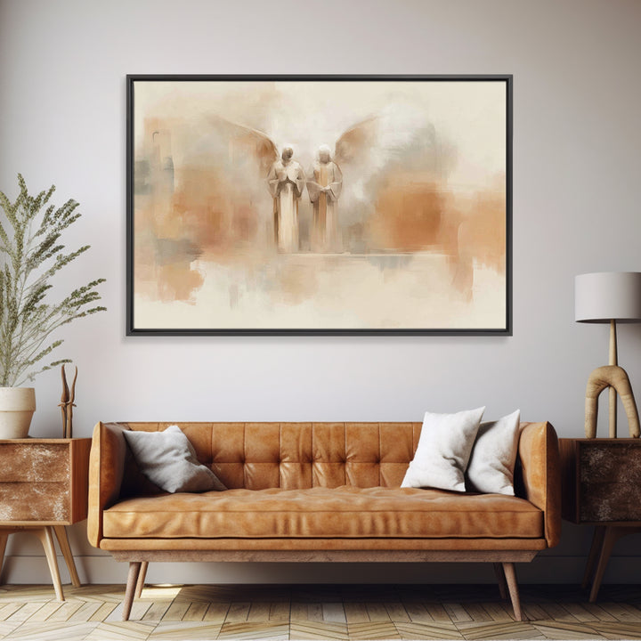 Graceful Encounter – Framed Canvas Print – Christian Art – Christian Art Canvas – Christian Wall Art – Christian Painting – Christian Gift