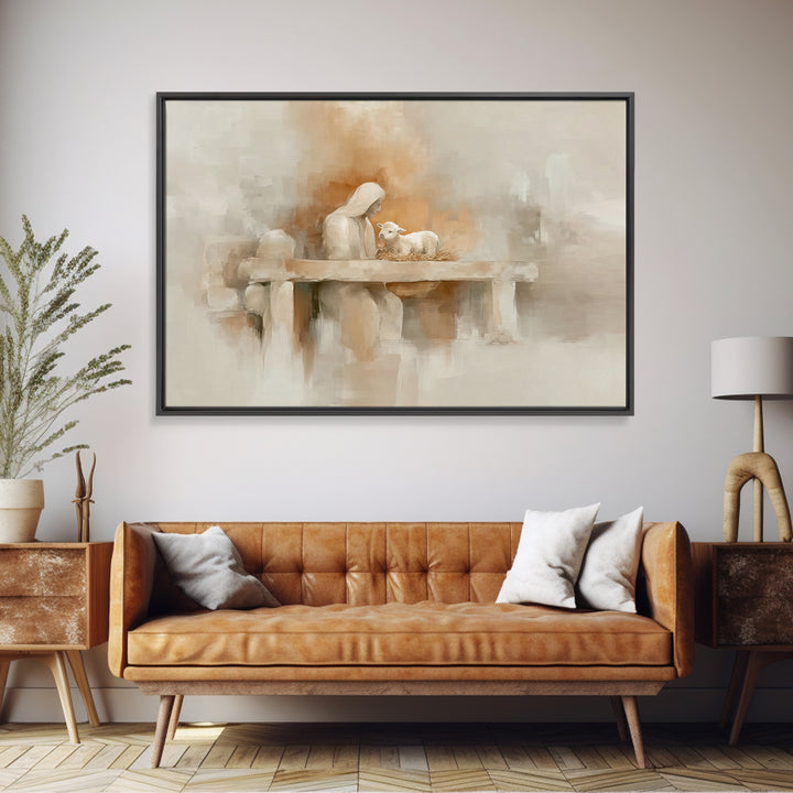Sunset Redemption – Framed Canvas Print – Christian Wall Art – Christian Art Painting – Christian Art Canvas – Christian Art Print – Christ