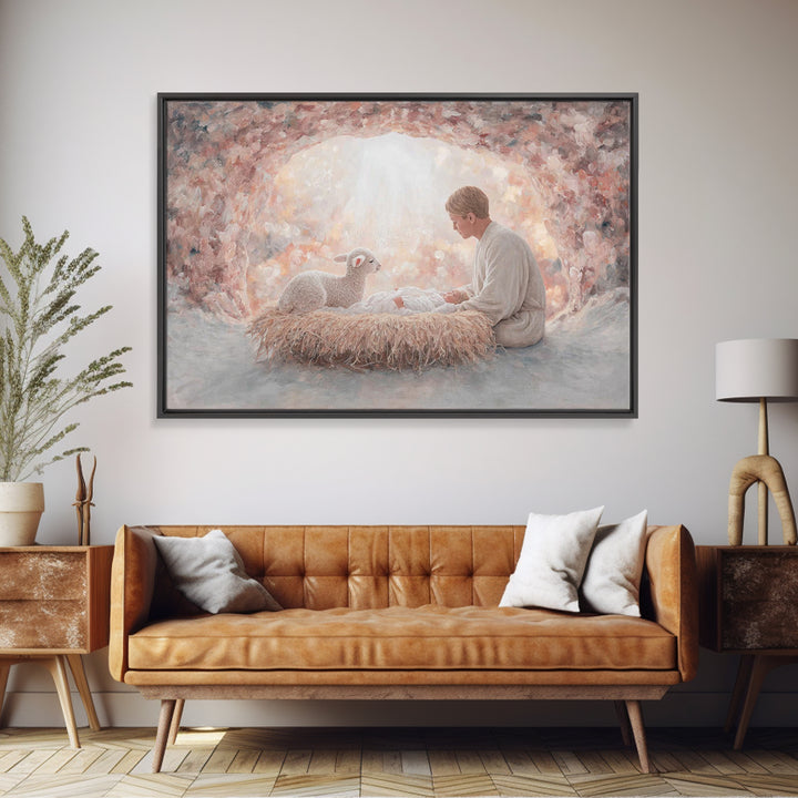 Hands Of Glory – Framed Canvas Print – Christian Art – Christian Wall Art – Unique Christian Art – Christian Art Canvas – Christian Art Wor