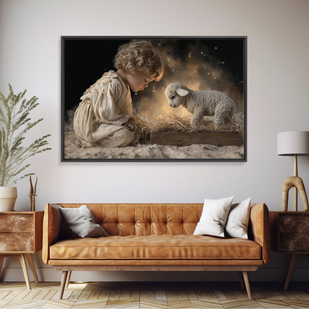 Clouds Of Promise – Framed Canvas Print – Christian Art Canvas – Christian Wall Art – Christian Art – Large Christian Art – Modern Christia