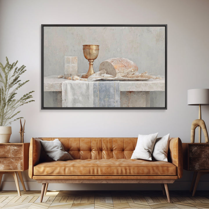 Chalice Of Blossoms | Framed Canvas Print | Christian Wall Art | Christian Painting | Christian Art Canvas | Christian Decor | Christmas Wa