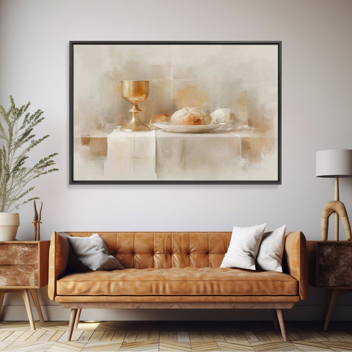 Holy Nativity - Framed Canvas Print - Christmas Wall Art - Christian Art Canvas - Jesus Painting - Christian Painting - Christian Wall Art