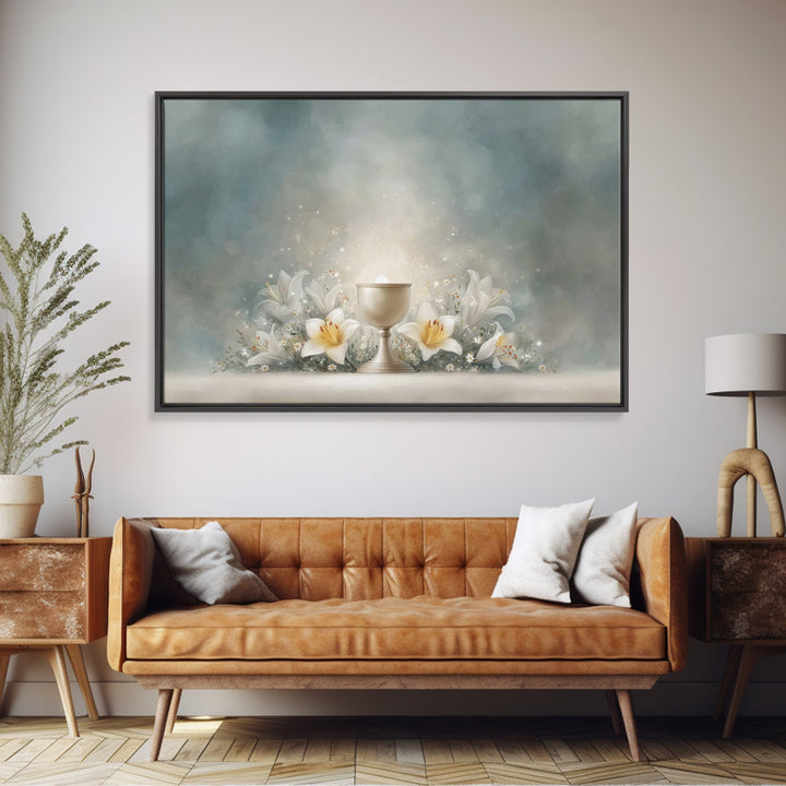 Crosswalk Journey - Framed Canvas Print - Christian Wall Art - Christian Painting - Christian Art Canvas - Jesus Painting - Christmas Wall