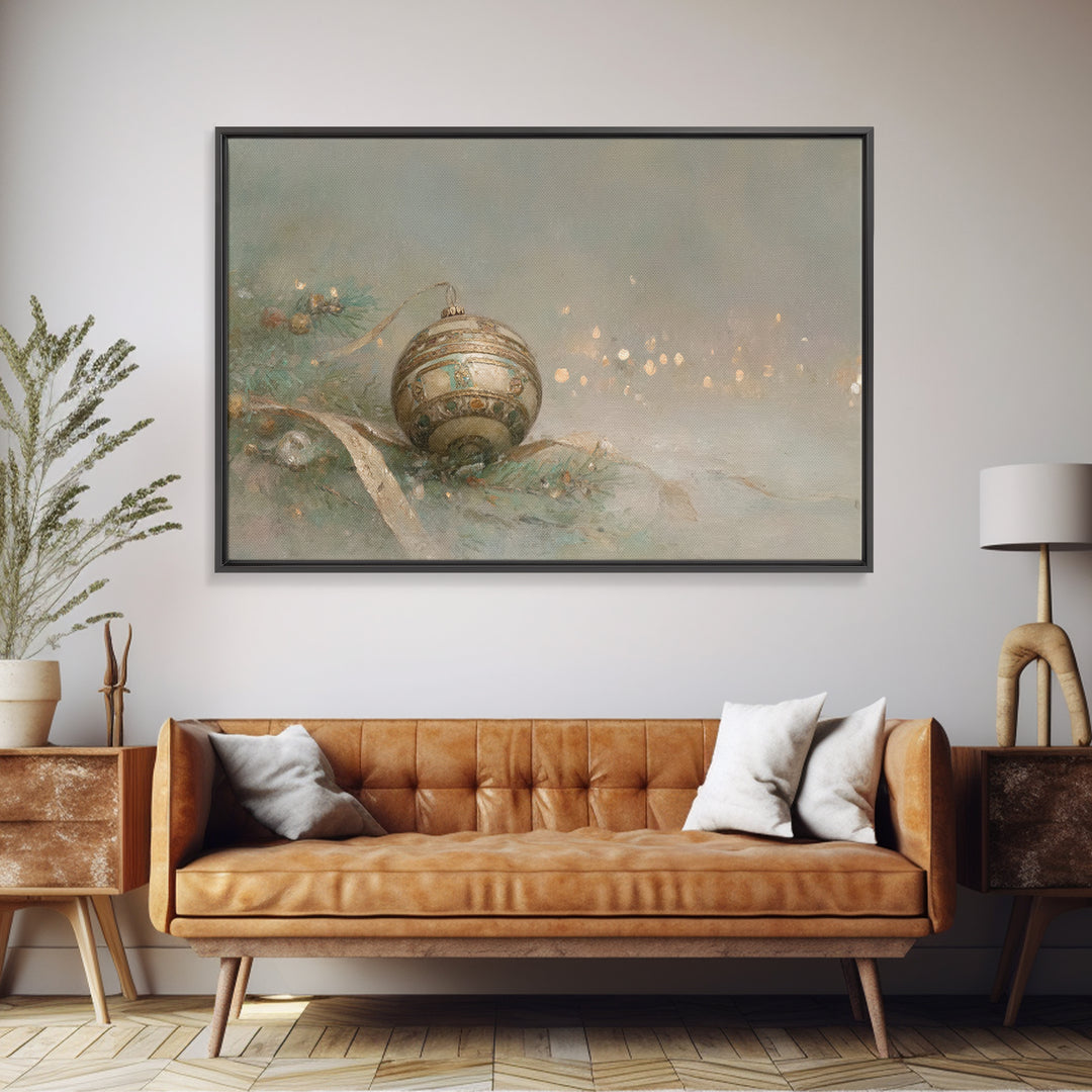 Angels Of Promise, Framed Canvas Print, Christian Wall Art, Christian Art Canvas, Christmas Art Prints