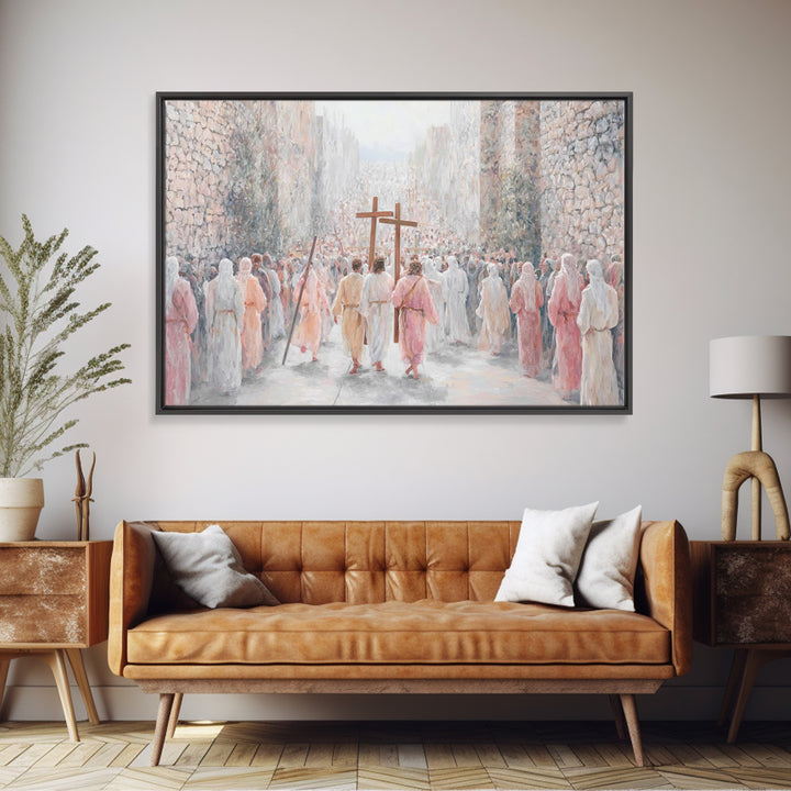 Celestial Chorus, Framed Canvas Print, Christian Wall Art, Christian Art Canvas, Christian Art Gift, Christmas Art Prints, Christian Decor