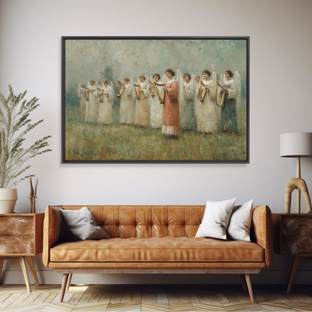 Eternal Light – Framed Canvas Print – Jesus Painting – Christian Wall Art – Christian Art Print – Christian Christmas Decor – Christian Gif