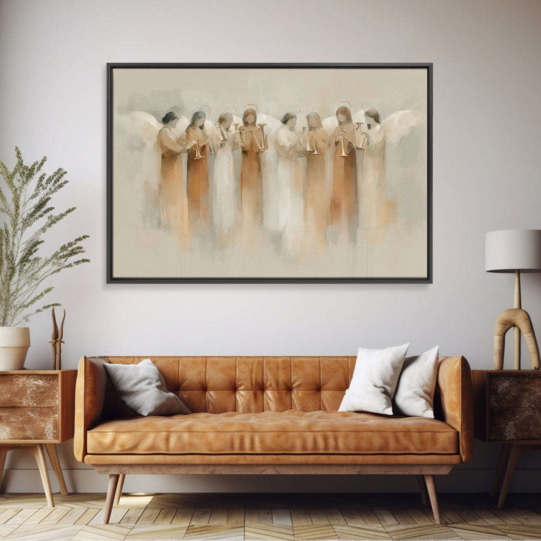 Divine Horizon – Framed Canvas Print – Christian Wall Art – Jesus Painting – Christian Art Canvas – Christian Decor – Christian Gift Ideas