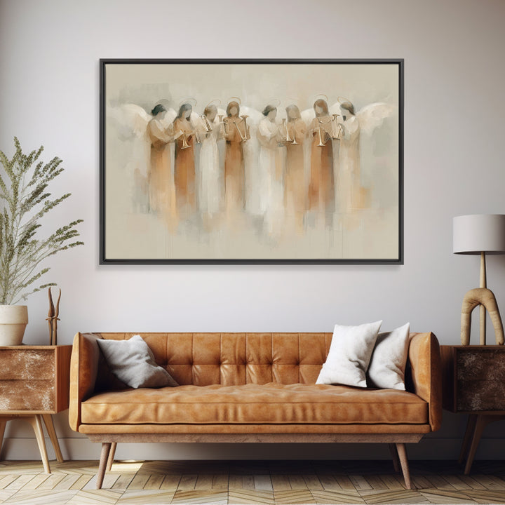Divine Horizon – Framed Canvas Print – Christian Wall Art – Jesus Painting – Christian Art Canvas – Christian Decor – Christian Gift Ideas