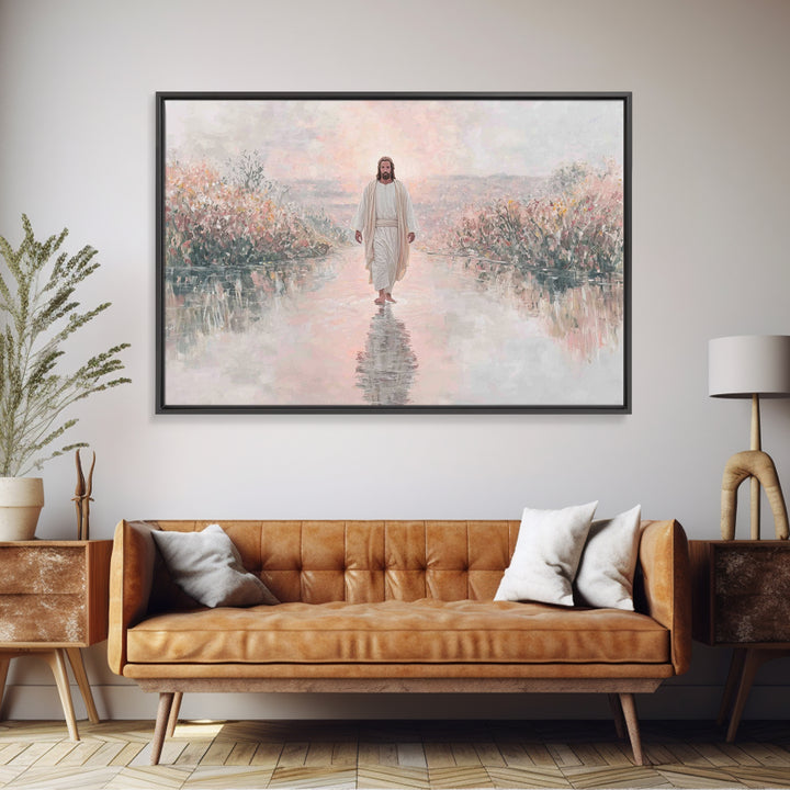 Sunrise Promise – Framed Canvas Print – Christian Art Work – Christmas Wall Art – Christian Art Print – Christian Christmas Art – Christian