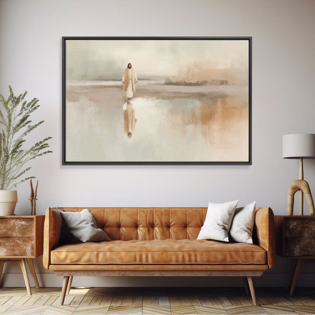 Gentle Miracle, Framed Canvas Print, Christian Art Canvas, Christmas Wall Art, Christian Christmas Art, Christian Art Print, Christian Gift