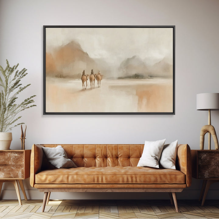 Wandering Kings – Framed Canvas Print – Christian Art – Christian Wall Art – Christmas Art Prints – Christian Christmas Art – Christian Art