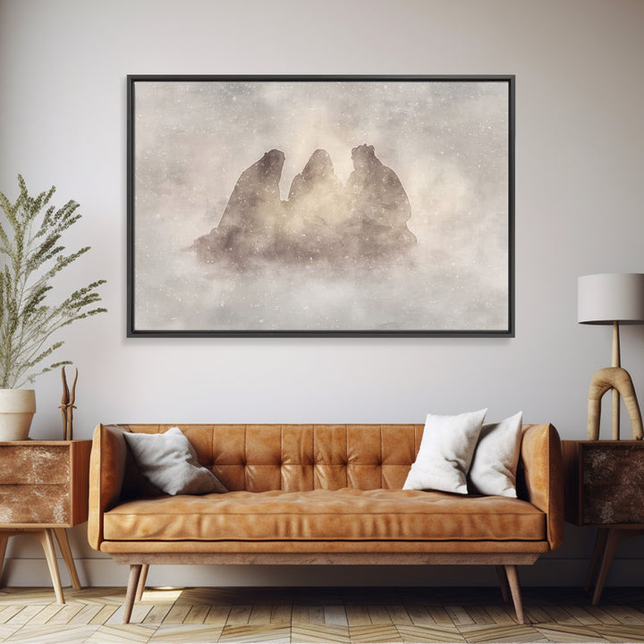 Eternal Wonder | Framed Canvas Print | Christian Wall Art | Christian Art Canvas | Christmas Art | Jesus Christmas Art | Christian Gift Ide