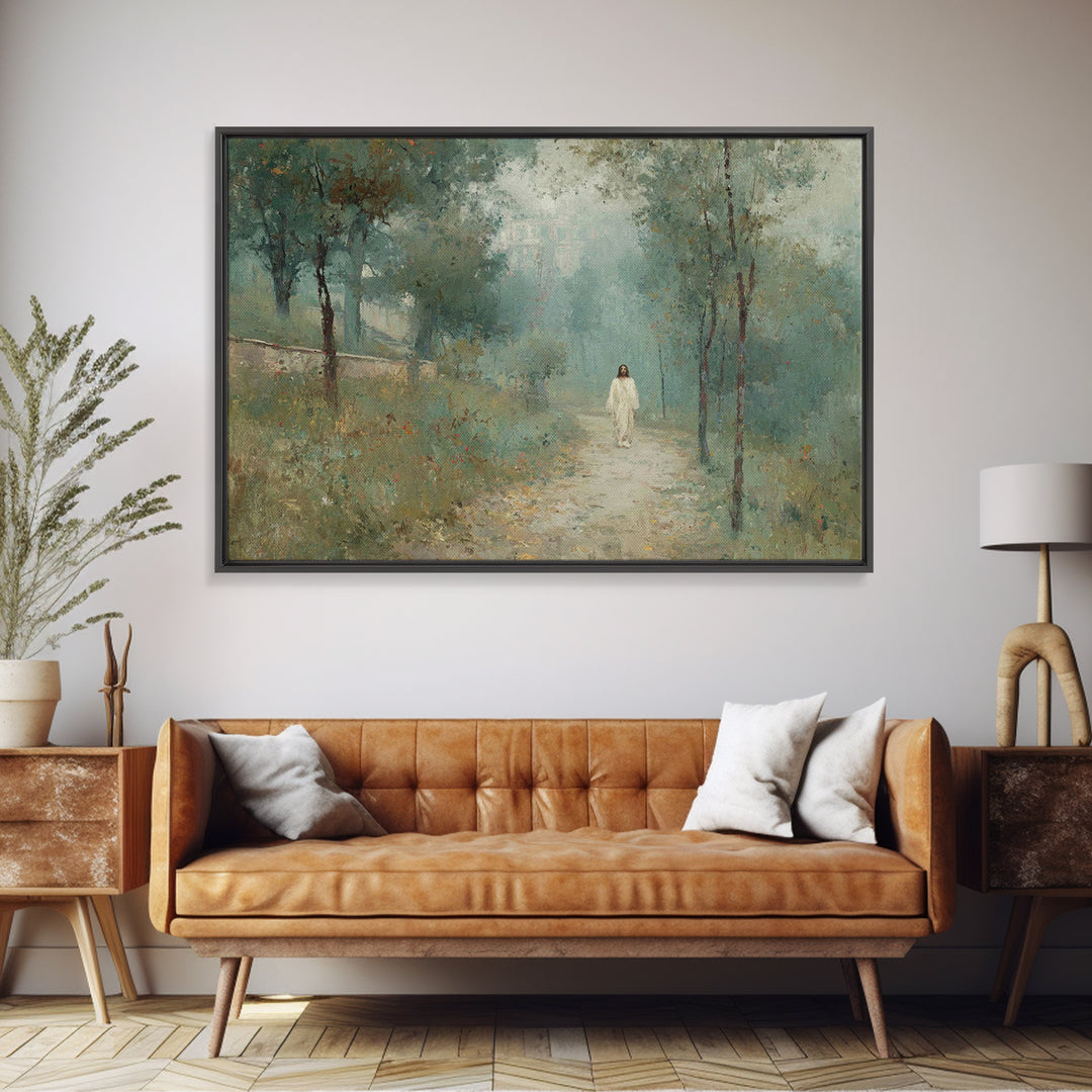 Journey of Faith – Framed Canvas Print – Christian Wall Art – Christian Art Canvas – Christian Decor – Modern Christian Art