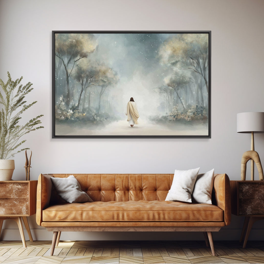 Garden Of Hope | Framed Canvas Print | Christian Wall Art | Jesus Art Print | Christian Art Canvas | Vintage Christian Art | Christian Gift