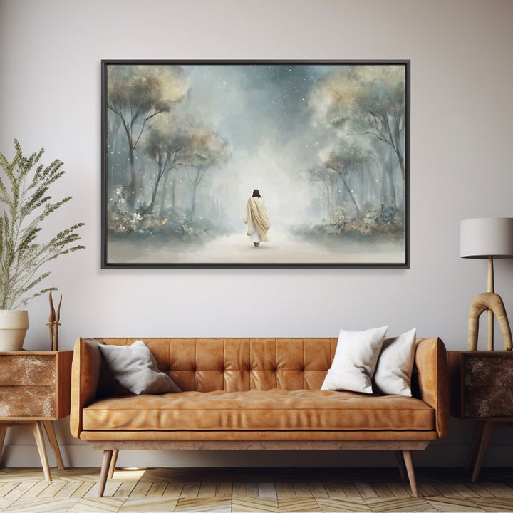 Garden Of Hope | Framed Canvas Print | Christian Wall Art | Jesus Art Print | Christian Art Canvas | Vintage Christian Art | Christian Gift