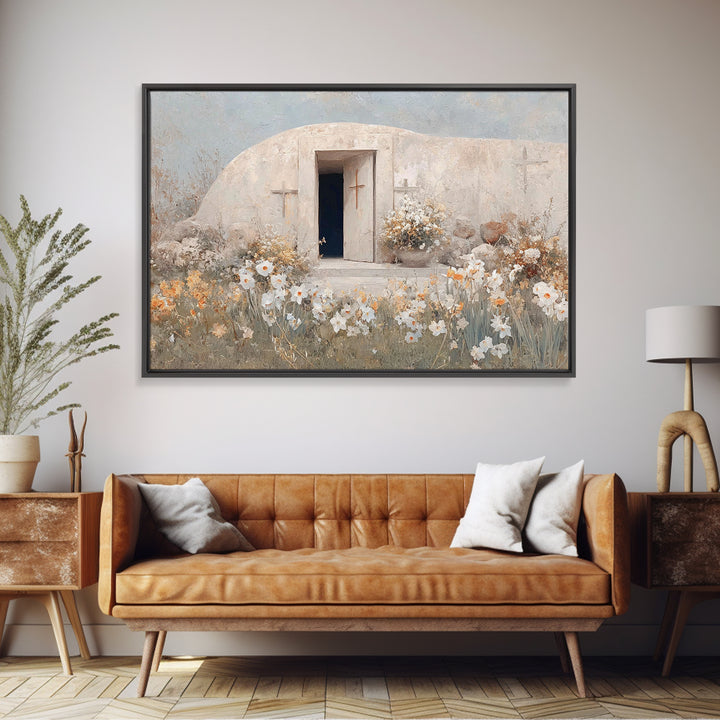Garden Of Renewal – Framed Canvas Print – Christian Wall Art – Christian Art Canvas – Christian Painting – Subtle Christian Art – Christian
