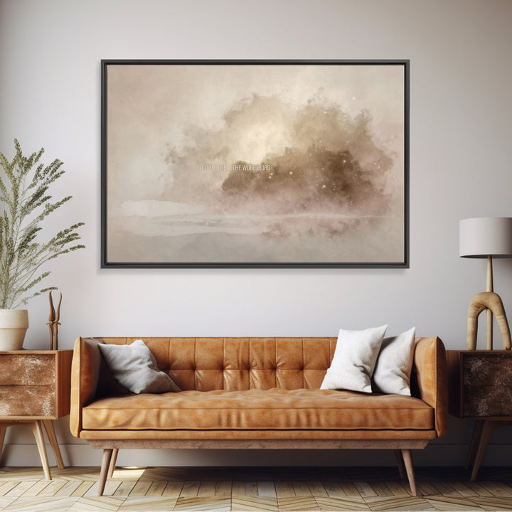 Clouds Of Glory – Framed Canvas Print – Christian Wall Art – Christian Art Canvas – Abstract Christian Art – Christian Paintings – Christia