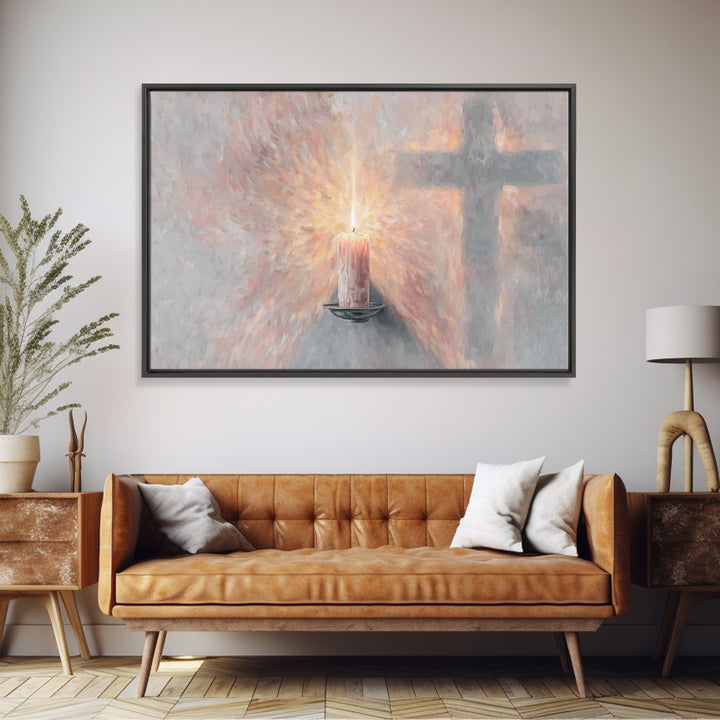 Radiant Grace, Framed Canvas Print, Christian Wall Art, Christian Art, Unique Christian Art, Christian Art Canvas