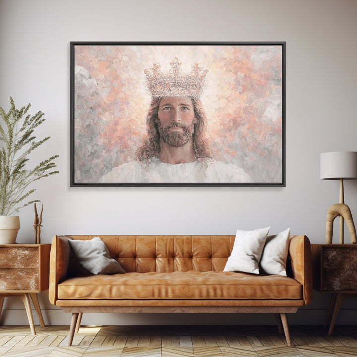 Sovereign Grace | Framed Canvas Print | Christian Wall Art | Christian Art Canvas | Modern Christian Painting | Christian Gift | Jesus Art