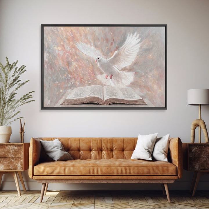 Spirit Of Light – Framed Canvas Print – Christian Art Canvas – Christian Wall Art – Christian Art Prints – Christian Gift Ideas – Modern Ch