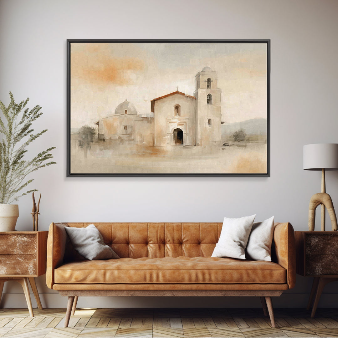 Mission Of Peace, Framed Canvas Print, Christian Wall Art, Christian Art Canvas, Minimalist Christian Art, Subtle Christian Art, Christian